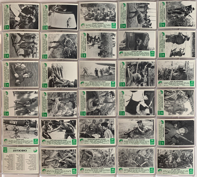 Green Berets (Men of The) Vintage Card Set 66 Cards Philadelphia Gum 1966   - TvMovieCards.com