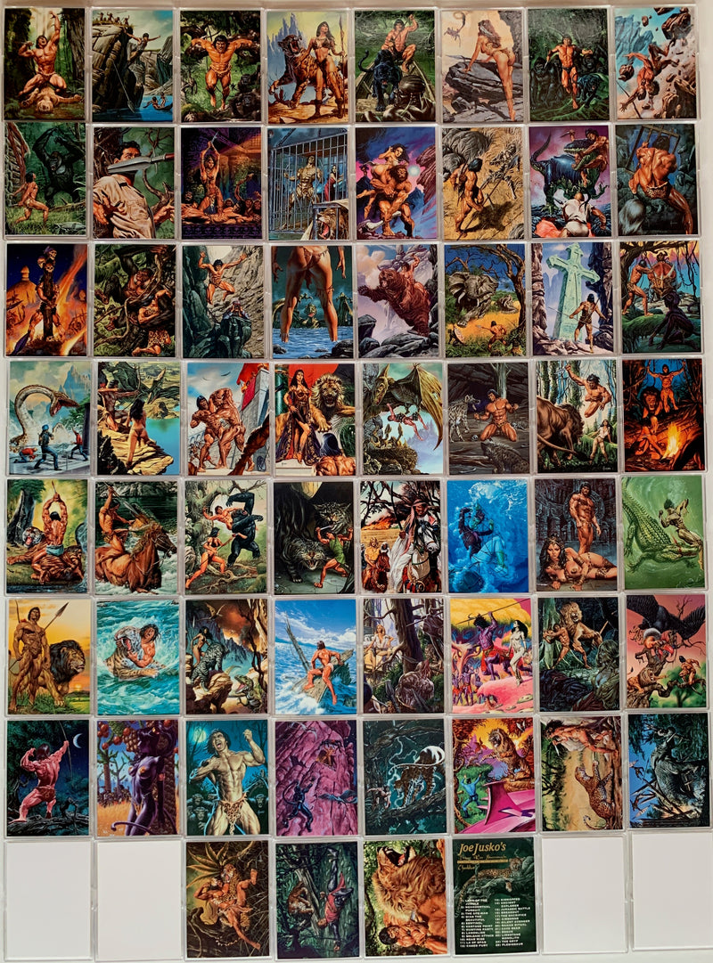 Joe Jusko Edgar Rice Burroughs Collection 1 Base Card Set 60 Cards 1994 FPG   - TvMovieCards.com