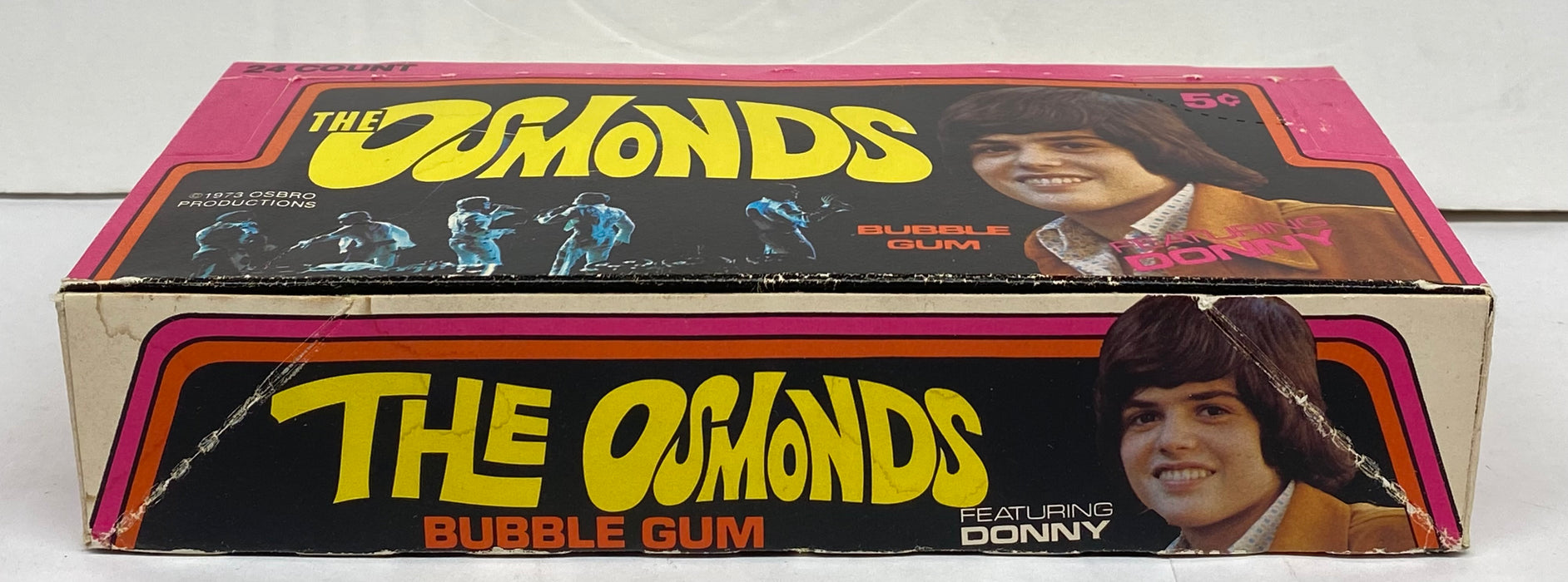 The Osmonds Empty Vintage Wax Trading Card Box 1973 Donruss Donny   - TvMovieCards.com