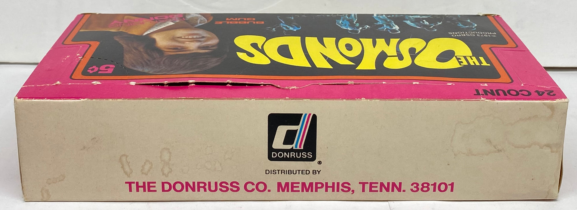 The Osmonds Empty Vintage Wax Trading Card Box 1973 Donruss Donny   - TvMovieCards.com