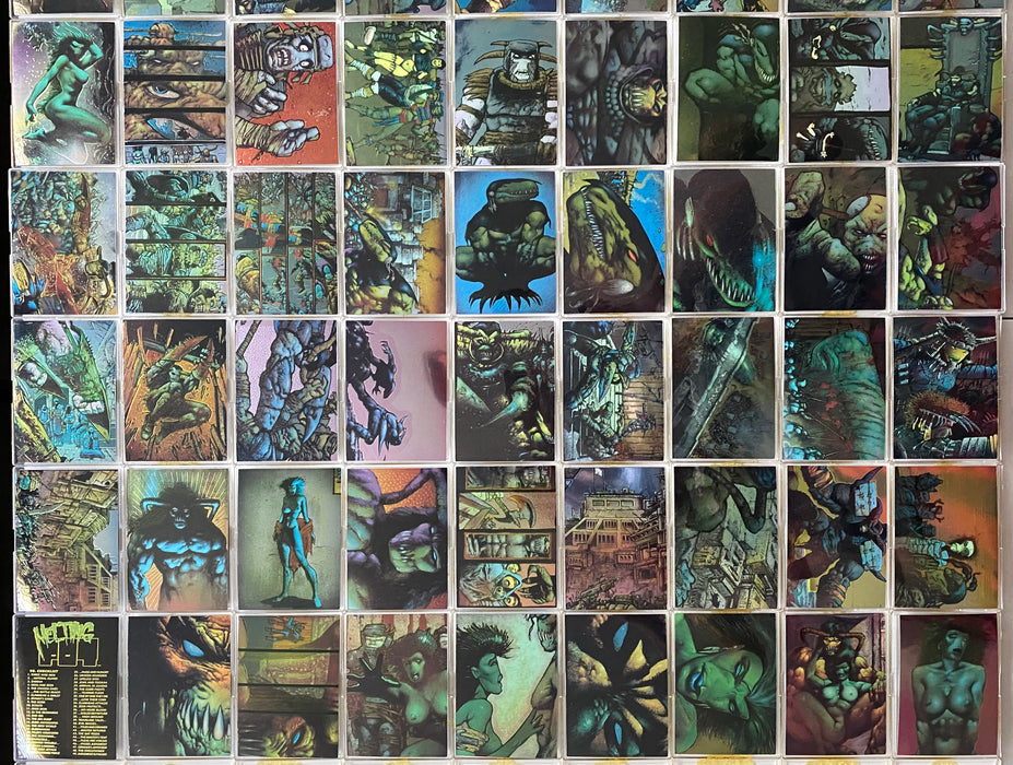 1993 Melting Pot Art of Kevin Eastman Chromium Complete Trading Card Set of 90   - TvMovieCards.com