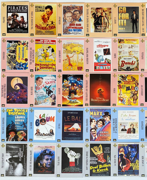 1995 Supercinema Movie Posters Complete Trading Card Set of 144 Cards Due Emme   - TvMovieCards.com