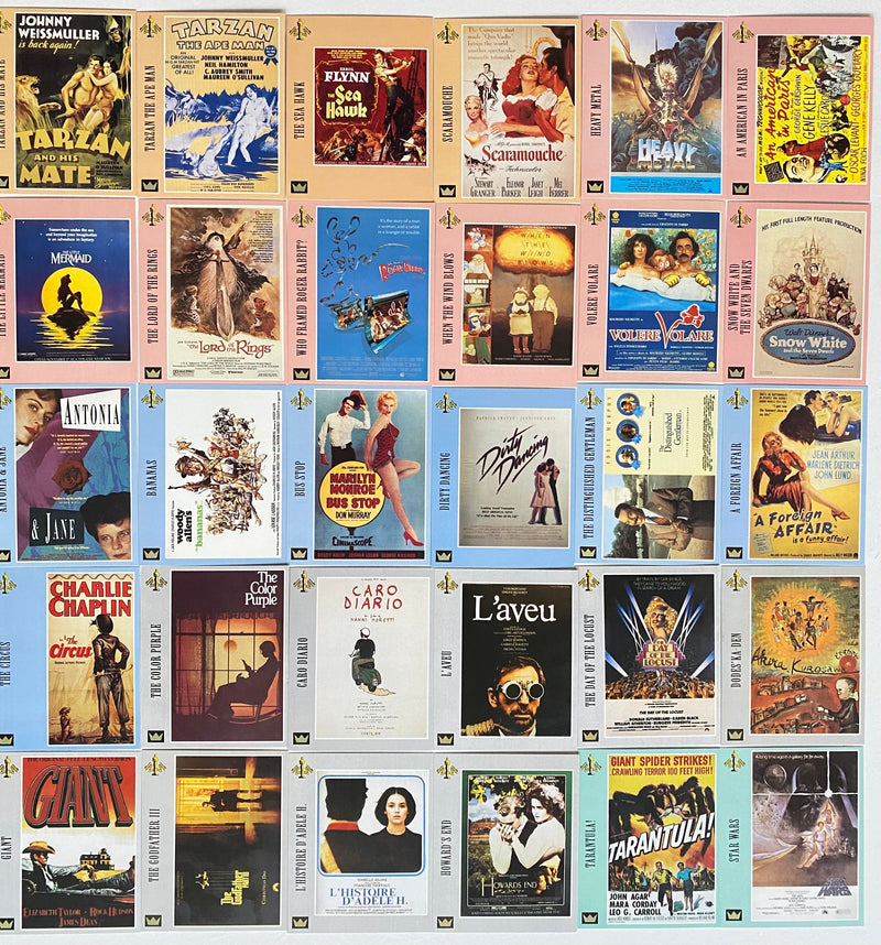 1995 Supercinema Movie Posters Trading Card Set of 144 Cards & Album Due Emme   - TvMovieCards.com