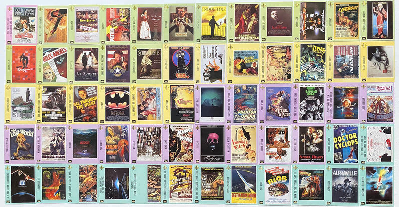 1995 Supercinema Movie Posters Trading Card Set of 144 Cards & Album Due Emme   - TvMovieCards.com