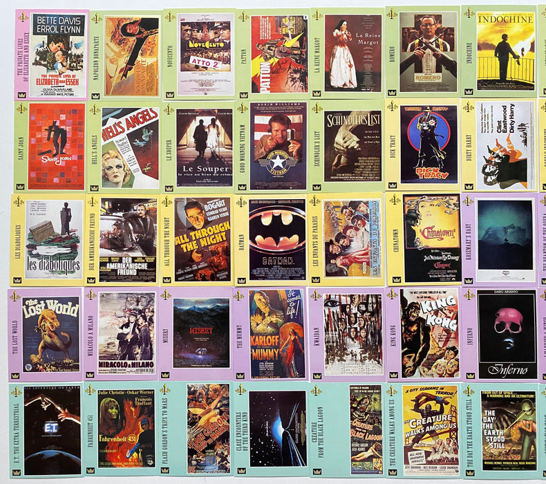 1995 Supercinema Movie Posters Complete Trading Card Set of 144 Cards Due Emme   - TvMovieCards.com
