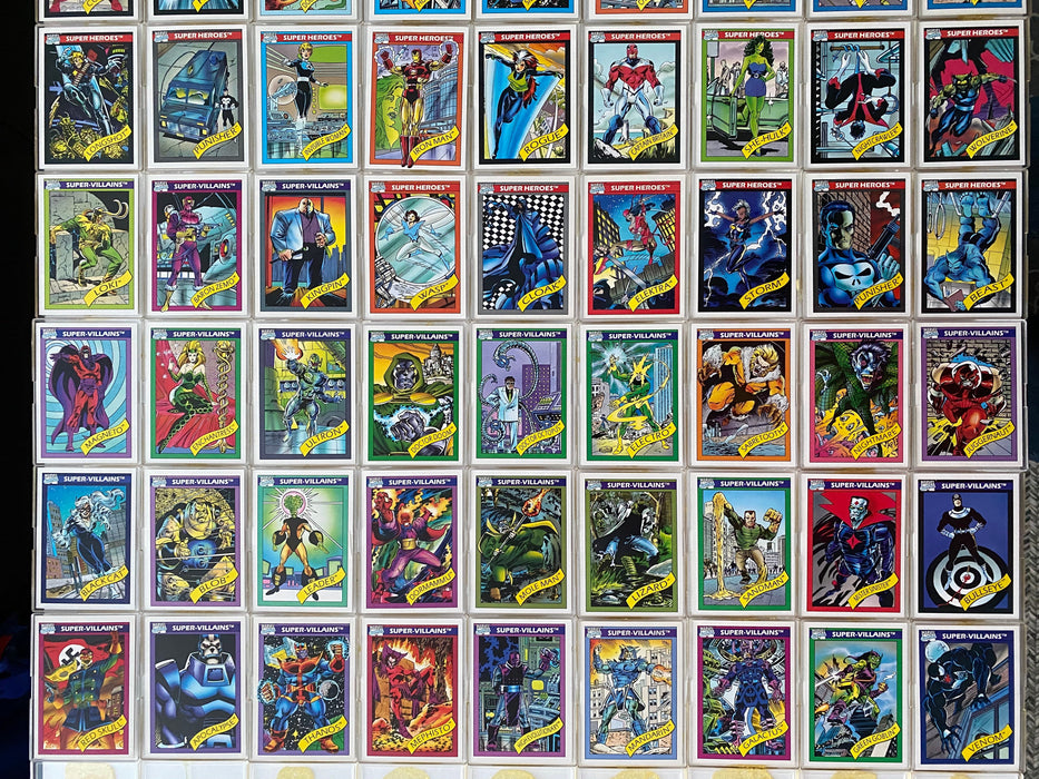 Marvel Universe Series 1 One Base Trading Card Set 162 Cards Impel 1990   - TvMovieCards.com