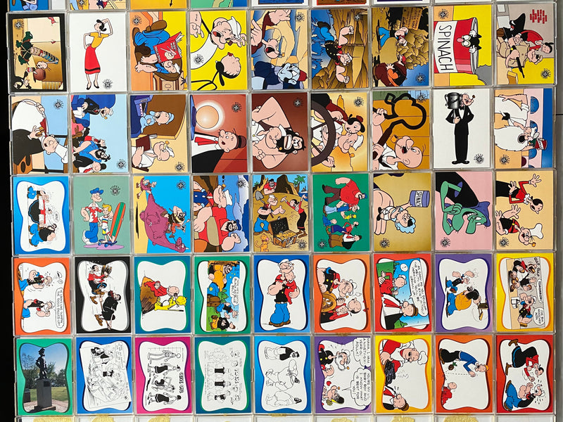 1994 Popeye 65th Anniversary Complete Trading Card Set 100 Cards Card Creations   - TvMovieCards.com