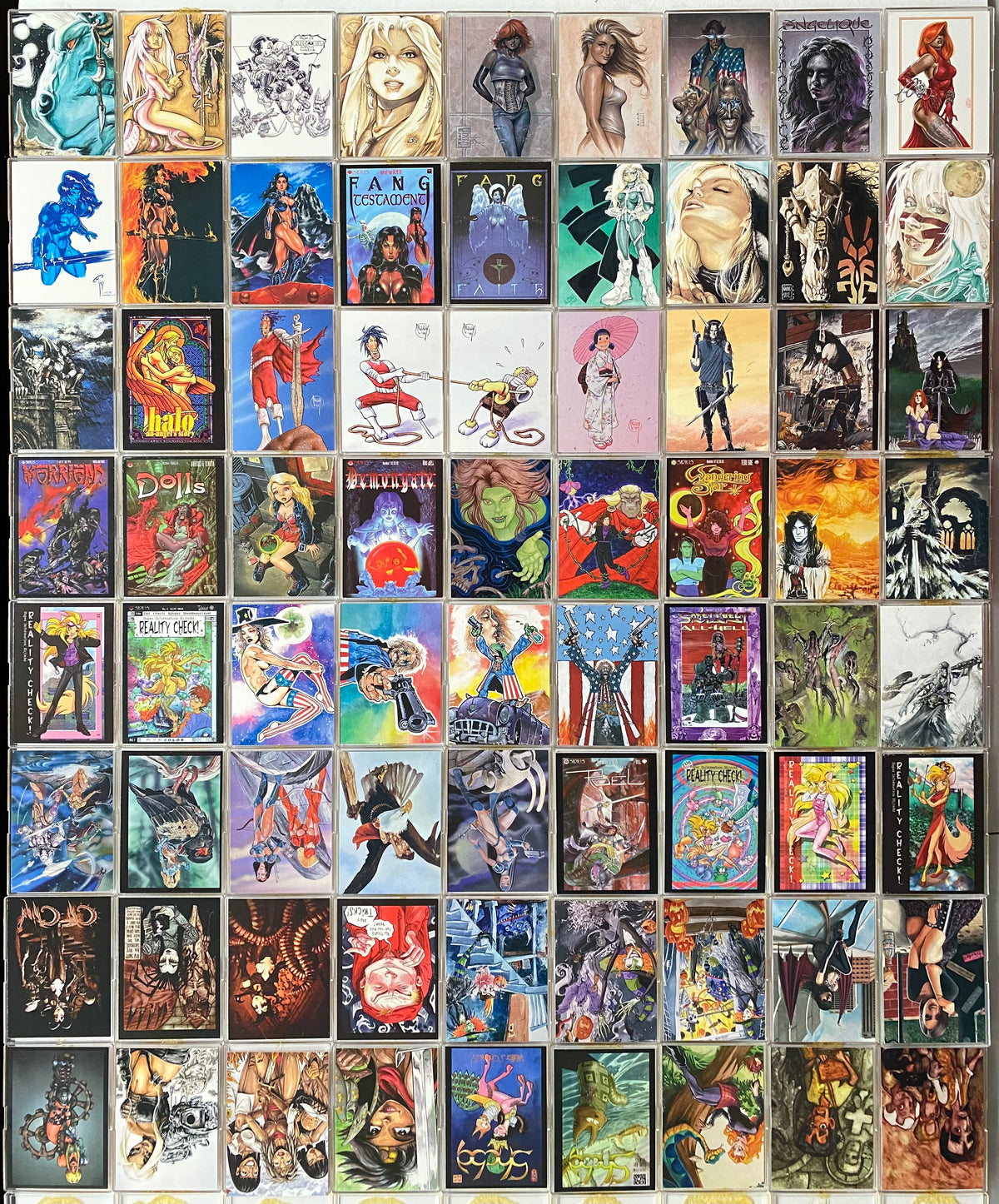 1998 Sirius Gallery Fantasy Art Complete Trading Card Set 72 Card Comi ...