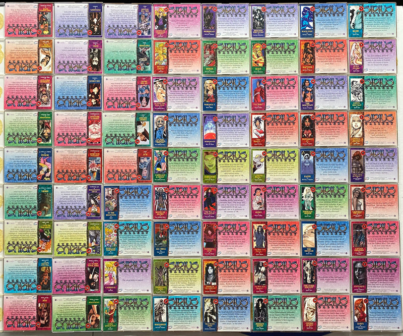 1998 Sirius Gallery Fantasy Art Complete Trading Card Set 72 Card Comic Images   - TvMovieCards.com