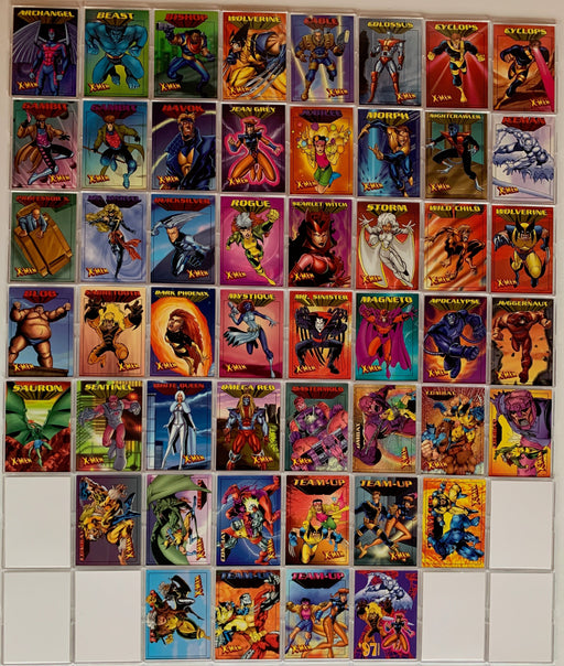 1997 X-Men Retail .99 Base Card Set Fleer Skybox International 50 Cards   - TvMovieCards.com
