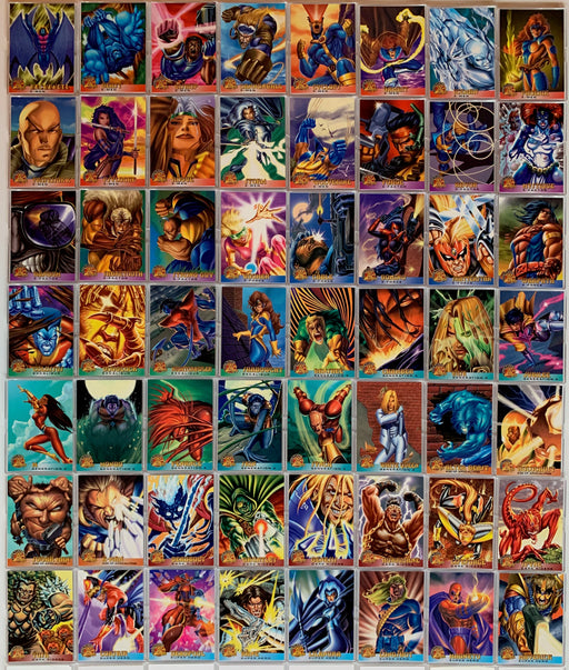 Marvel  X-Men 1996 Fleer Retail Base Card Set 100 Cards   - TvMovieCards.com