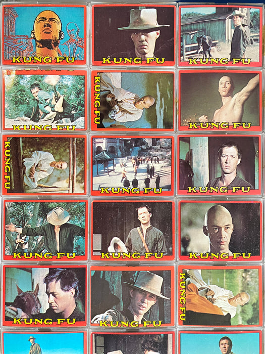 1973 Kung Fu Tv Show Vintage Trading Card Set Complete Set of 60 Cards Topps   - TvMovieCards.com