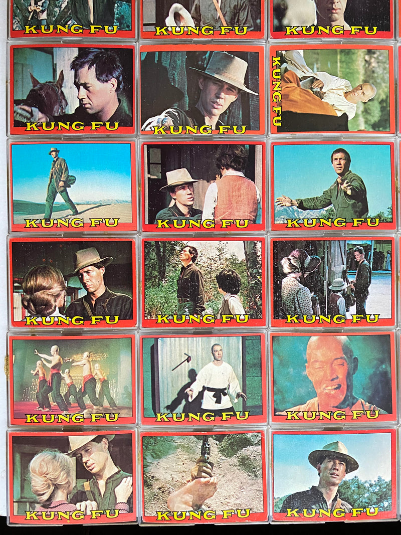 1973 Kung Fu Tv Show Vintage Trading Card Set Complete Set of 60 Cards Topps   - TvMovieCards.com