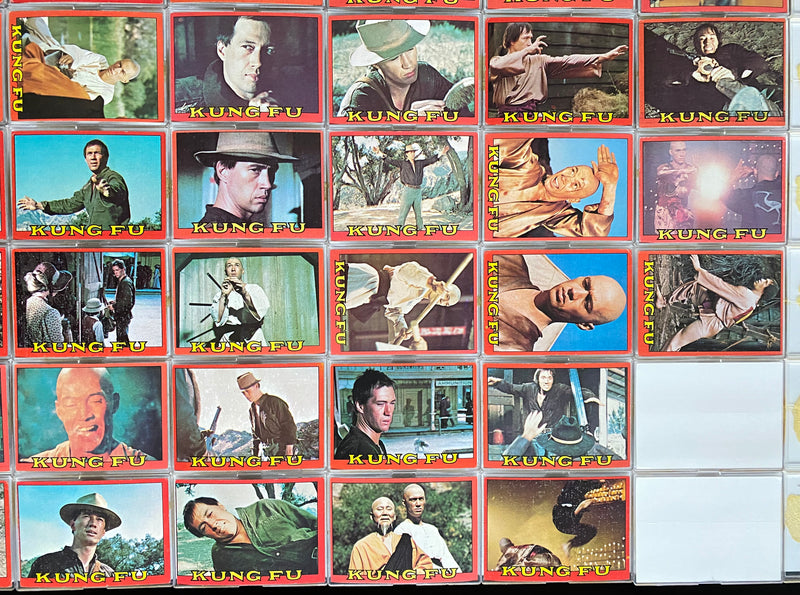1973 Kung Fu Tv Show Vintage Trading Card Set Complete Set of 60 Cards Topps   - TvMovieCards.com