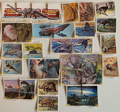 Dinosaurs Stickers Card Set 32 Sticker Cards Kelloggs 1992   - TvMovieCards.com