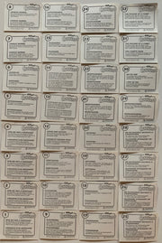 Dinosaurs Stickers Card Set 32 Sticker Cards Kelloggs 1992   - TvMovieCards.com