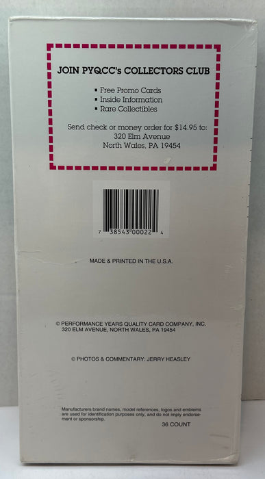 Muscle Cards II Vintage Card Box 36 Packs Performance Years 1992 Muscle Cars   - TvMovieCards.com