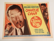 Original Charlie Chan - The Chinese Ring Lobby Card #1 Roland Winters Moreland   - TvMovieCards.com
