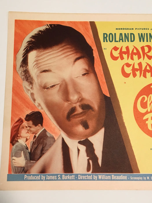 Original Charlie Chan - The Chinese Ring Lobby Card #1 Roland Winters Moreland   - TvMovieCards.com