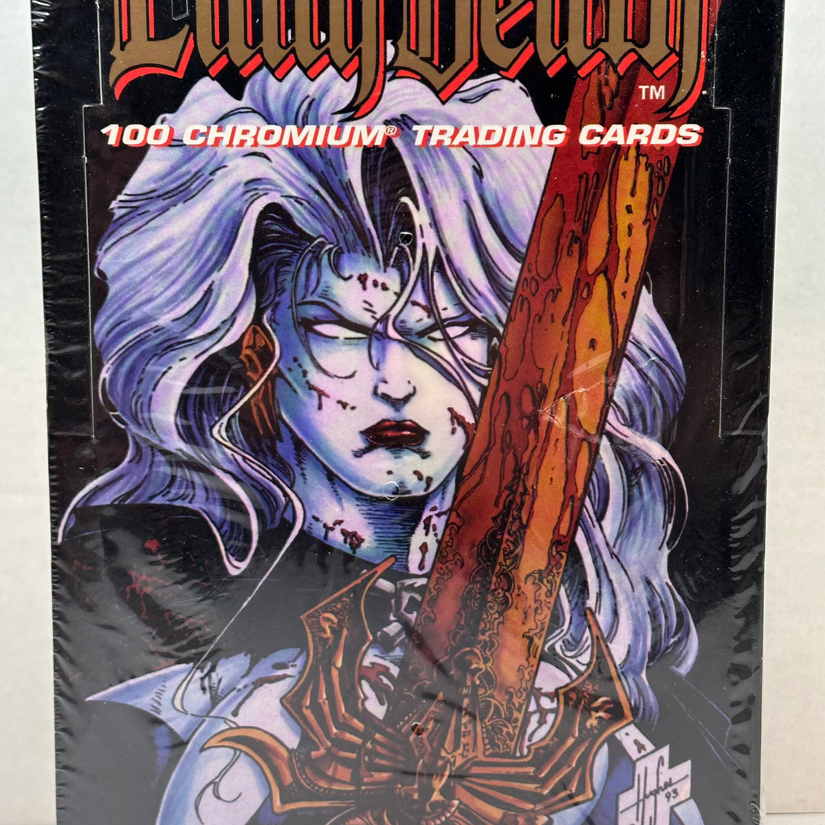 1994 Lady Death All Chromium Trading Card Box 36 Packs Chaos Krome