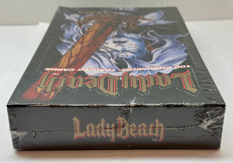 1994 Lady Death All Chromium Trading Card Box 36 Packs Chaos Krome   - TvMovieCards.com