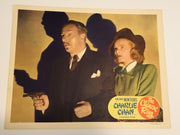 Original Charlie Chan - The Chinese Ring Lobby Card #3 Roland Winters Moreland   - TvMovieCards.com