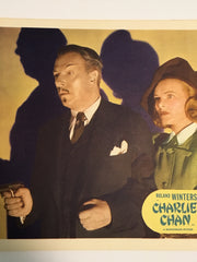 Original Charlie Chan - The Chinese Ring Lobby Card #3 Roland Winters Moreland   - TvMovieCards.com