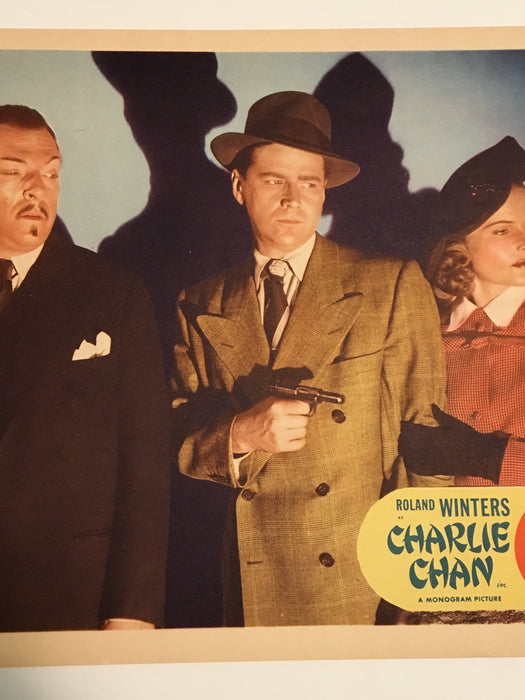 Original Charlie Chan - The Chinese Ring Lobby Card #4 Roland Winters Moreland   - TvMovieCards.com