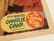 Original Charlie Chan - The Chinese Ring Lobby Card #4 Roland Winters Moreland   - TvMovieCards.com