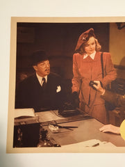 Original Charlie Chan - The Chinese Ring Lobby Card #5 Roland Winters Moreland   - TvMovieCards.com