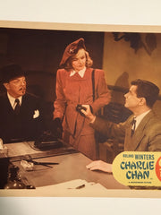 Original Charlie Chan - The Chinese Ring Lobby Card #5 Roland Winters Moreland   - TvMovieCards.com