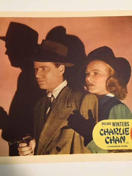 Original Charlie Chan - The Chinese Ring Lobby Card #6 Roland Winters Moreland   - TvMovieCards.com