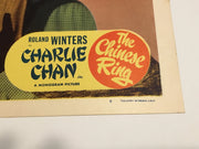 Original Charlie Chan - The Chinese Ring Lobby Card #6 Roland Winters Moreland   - TvMovieCards.com