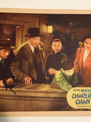 Original Charlie Chan - The Chinese Ring Lobby Card #7 Roland Winters Moreland   - TvMovieCards.com