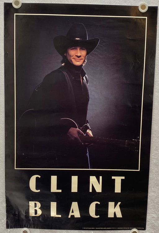 1990 Clint Black Country Music Performer Poster 22" x 34.5" CBP001 Brockum   - TvMovieCards.com