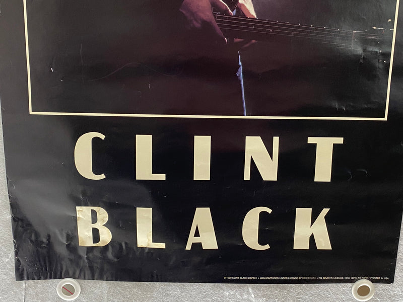 1990 Clint Black Country Music Performer Poster 22" x 34.5" CBP001 Brockum   - TvMovieCards.com