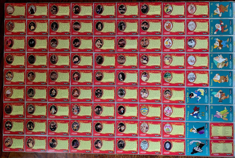 Snow White Disney Movie Series 1 Base Card Set 90 Cards Skybox 1993   - TvMovieCards.com