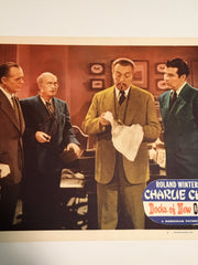 Original Charlie Chan Docks of New Orleans Lobby Card #3 Roland Winters Moreland   - TvMovieCards.com