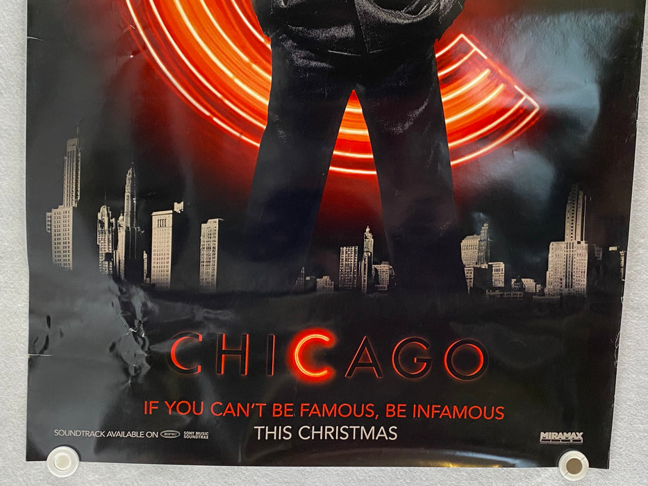 2002 Chicago Richard Gere Advance Single Sided Movie Poster 27 x 40   - TvMovieCards.com