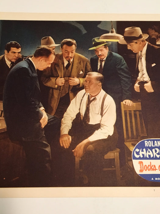 Original Charlie Chan Docks of New Orleans Lobby Card #7 Roland Winters Moreland   - TvMovieCards.com