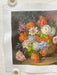 Oliver Original Oil Painting Beautiful Flower Bouquet Wicker Basket 11" x 13"   - TvMovieCards.com