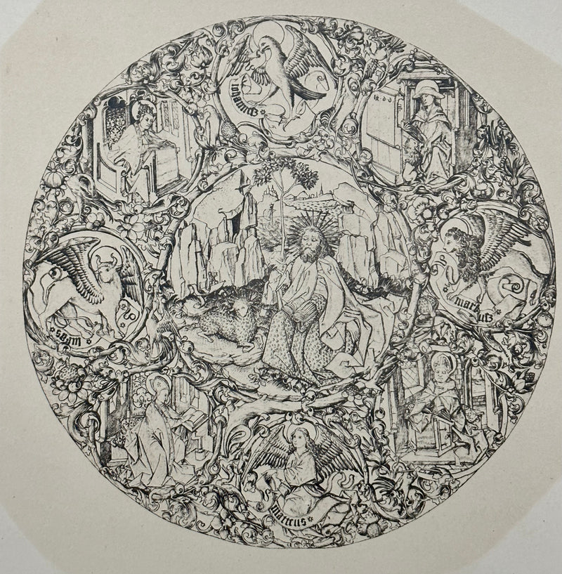 19th Century Decorative Art Ornament Lithograph Portfolio Print Germany 1877 #1   - TvMovieCards.com