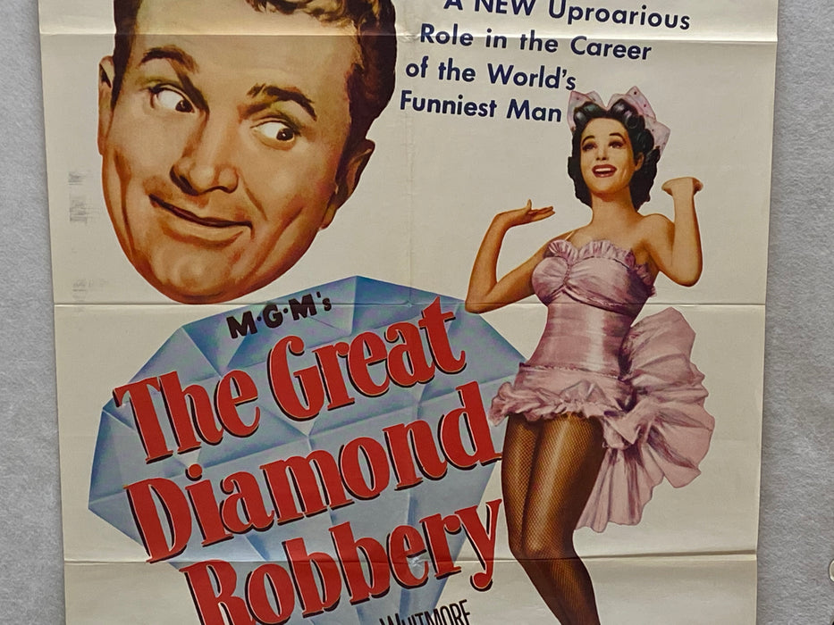1953 Great Diamond Robbery Original 1SH Movie Poster 27 x 41 Red Skelton   - TvMovieCards.com