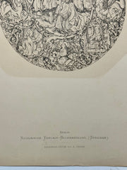 19th Century Decorative Art Ornament Lithograph Portfolio Print Germany 1877 #1   - TvMovieCards.com