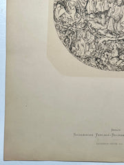 19th Century Decorative Art Ornament Lithograph Portfolio Print Germany 1877 #1   - TvMovieCards.com
