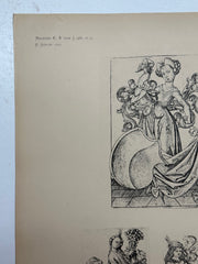 19th Century Decorative Art Ornament Lithograph Portfolio Print Germany 1877 #2   - TvMovieCards.com