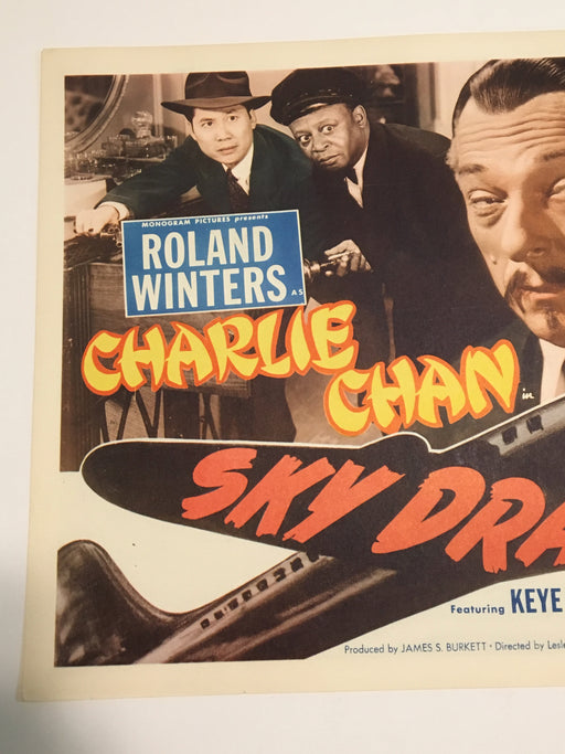 Original Charlie Chan - Sky Dragon Lobby Card #1 Roland Winters Mantan Moreland   - TvMovieCards.com