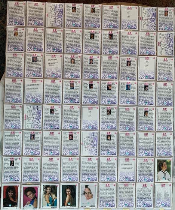 All My Children Base Card Set 72 Cards Star Pics 1991 Tv Show   - TvMovieCards.com