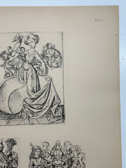 19th Century Decorative Art Ornament Lithograph Portfolio Print Germany 1877 #2   - TvMovieCards.com