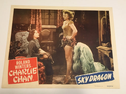 Original Charlie Chan - Sky Dragon Lobby Card #2 Roland Winters Mantan Moreland   - TvMovieCards.com